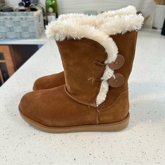 SO® Fireside Chestnut Suede Boots Size 8 - Picture 2 of 8